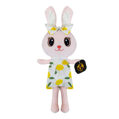 عروسک سیی مدل خرگوش میوه ای لیمو کد 1758.1 ارتفاع 40 سانتی متر