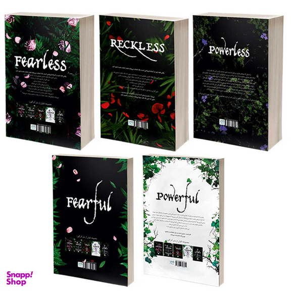 کتاب ناتوان و قدرتمند و بی پروا و بی باک و بیمناک اثر لورن رابرتس نشر آذرگون 5 جلدی