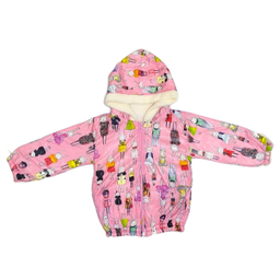 کاپشن دخترانه طرح عروسکی کد 125