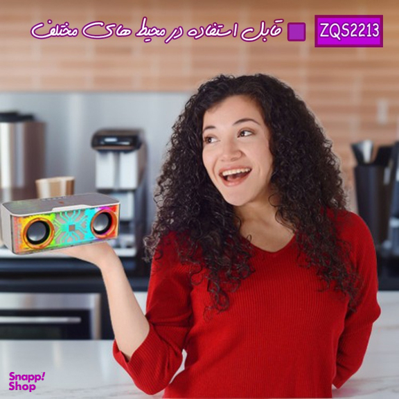 اسپیکر بلوتوثی قابل حمل مدل ZQS2213