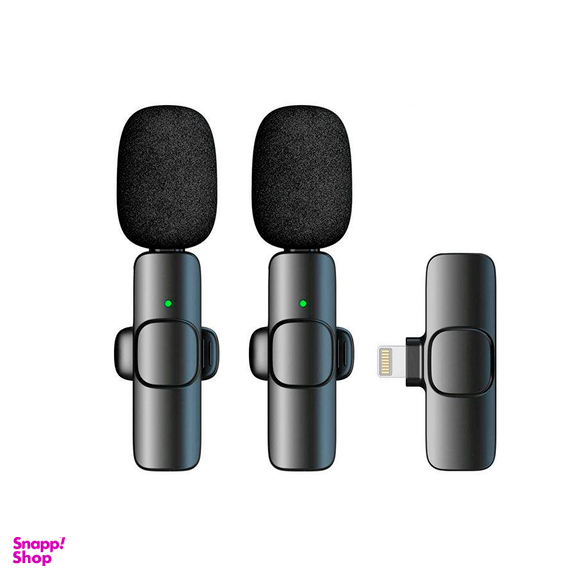 میکروفن یقه ای بی سیم مدل K11 Dual Lightning