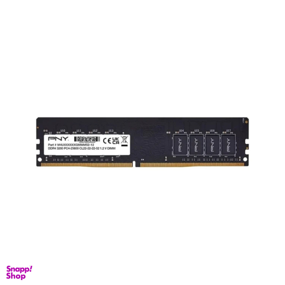 رم دسکتاپ DDR4 تک کاناله 3200 مگاهرتز CL22 پی ان وای مدل Performance ظرفیت 16 گیگابایت
