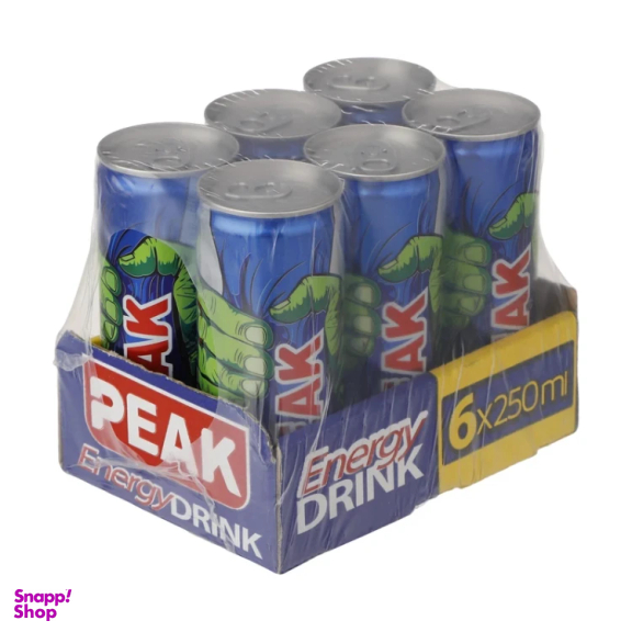 انرژی زا طعم دار پیک حجم 250 میل 0یبسته 6 عددی