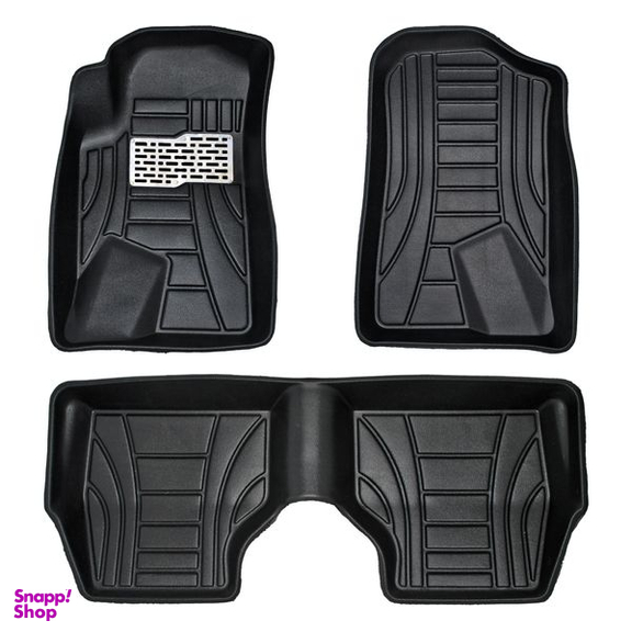 کفپوش سه بعدی خودرو  پانیذ مدل پشت نمدی کد MHLB N مناسب برای سمند EF7