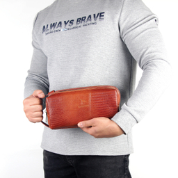 کیف دستی مردانه چرم بارز کد DG79.Lizard