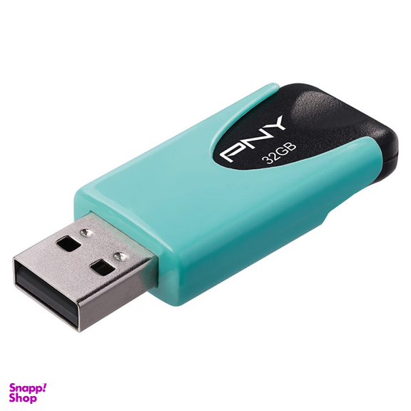 فلش مموری پی ان وای مدل Attache 4 USB 2.0 سریال FD32GATT4PAS1KA-EF ظرفیت 32 گیگابایت