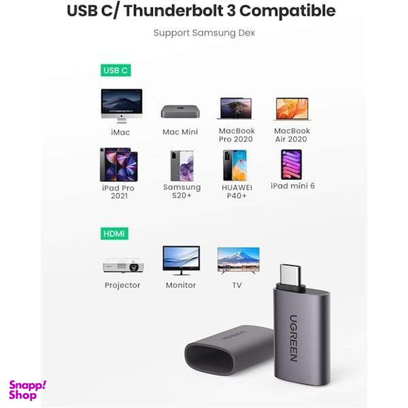 تبدیل USB-C به HDMI Female یوگرین مدل US320 کد 70450