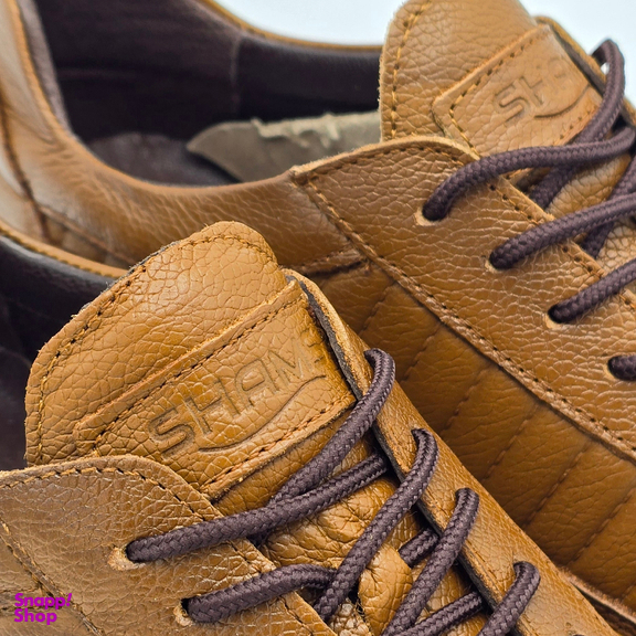 کفش راحتی مردانه شمس کد 08754 رنگ قهوه‌ای