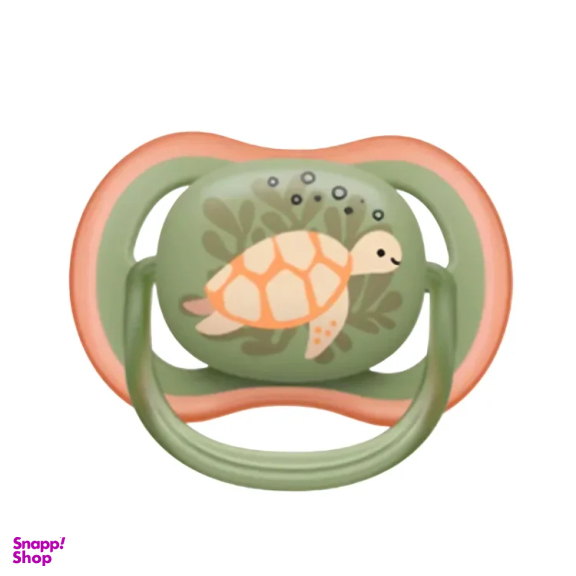 پستانک الترا ایر 18-6 ماه اونت کد SCF085/60 طرح نهنگ و لاک پشت