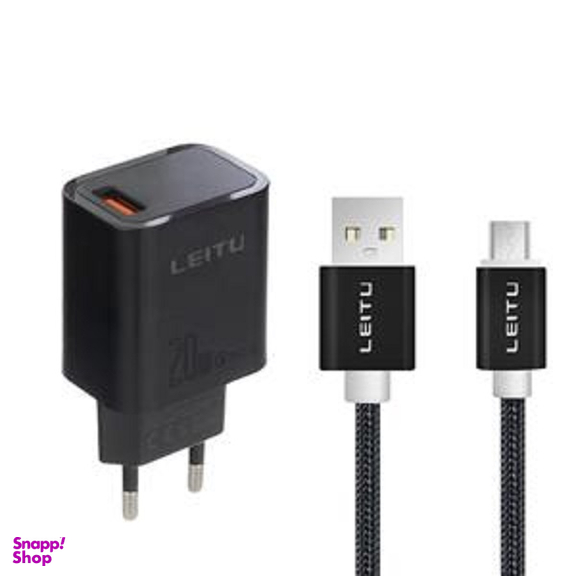 شارژر دیواری لیتو مدل LH-12 به همراه کابل Micro-USB