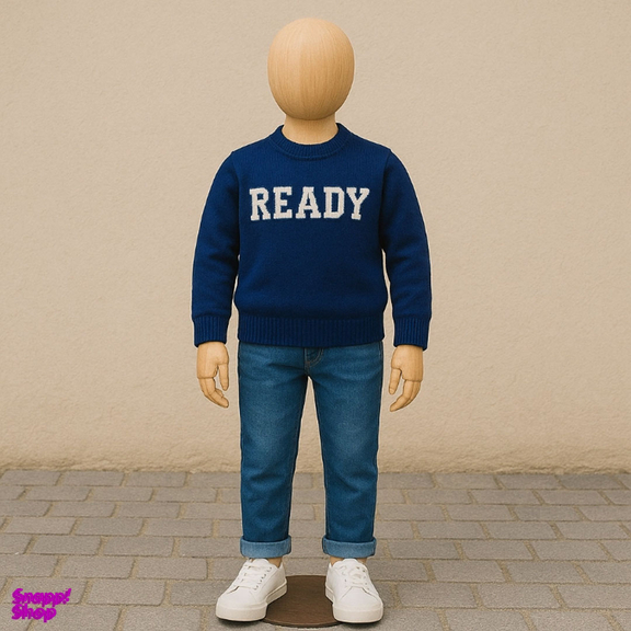 پلیور پسرانه کولزیون مدل Ready کد 125