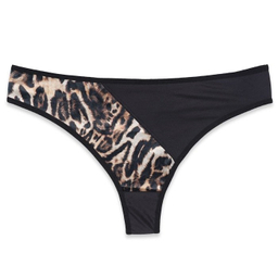 ست شورت و سوتین فنردار پرلون و مخملی میسا طرح پلنگی کد 7150 رنگ مشکی