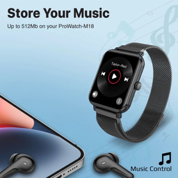 ساعت هوشمند پرومیت مدل Prowatch-M18.Graphite