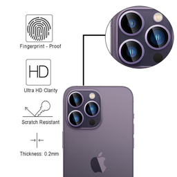 محافظ لنز دوربین اپیکوی مدل HD-ColorLenz مناسب برای گوشی موبایل اپل Iphone 14 Pro Max / 14 Pro