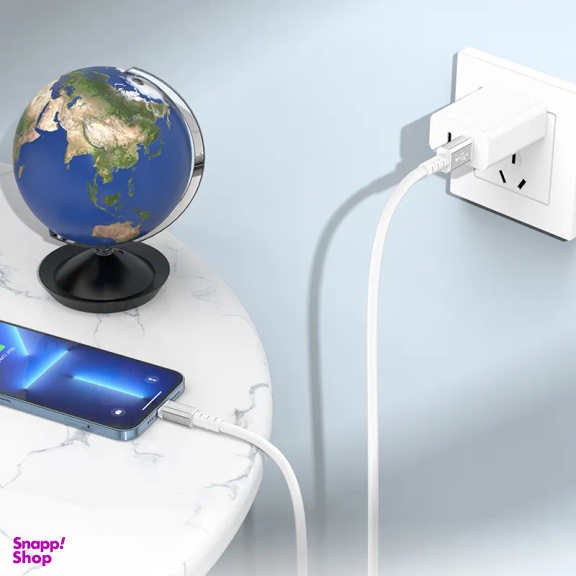 کابل دیتا USB به Lightning نکسا مدل L51 طول 1 متر