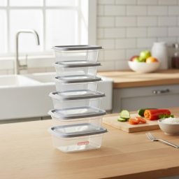 ظرف نگهدارنده نورینو مدل سامان مجموعه 6 عددی