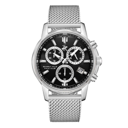 ساعت عقربه ای مردانه پولو کد BP3647X.350 رنگ نقره ای