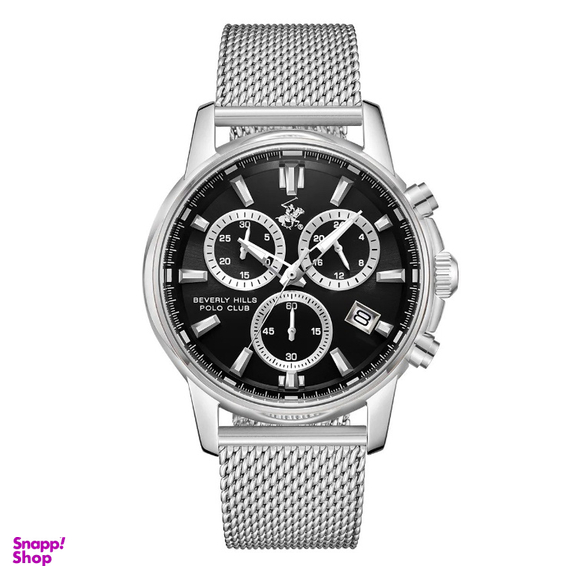 ساعت عقربه ای مردانه پولو کد BP3647X.350 رنگ نقره ای