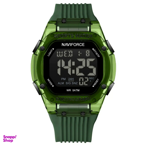 ساعت دیجیتال نیوی فورس مدل Naviforce Nf7113 رنگ سبز