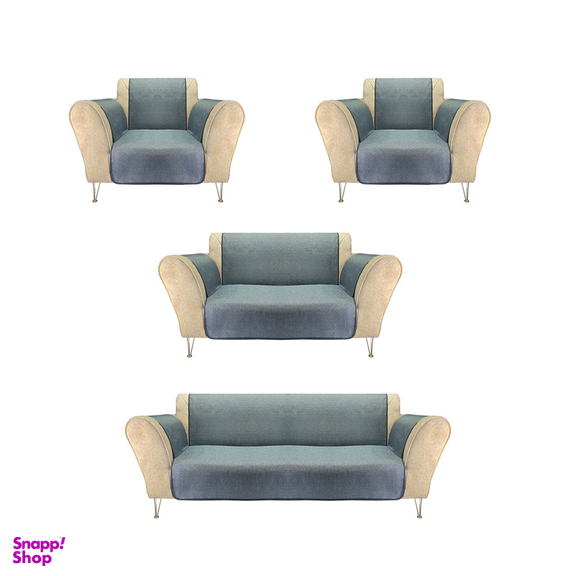 کاور مبلمان 7 نفره چینش مدل LINA3Layer مجموعه 4 عددی