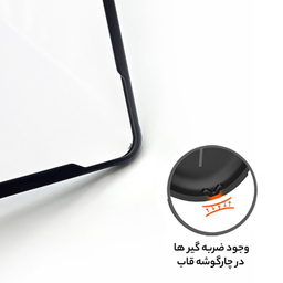 کاور تبلت سامورایی مدل Black-Bumper مناسب برای اپل iPad Mini 6 2021 / iPad Mini 2024