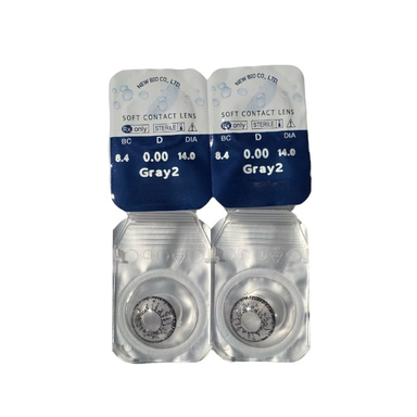 لنز چشم سالیانه نیوویژن شماره Gray2 رنگ خاکستری