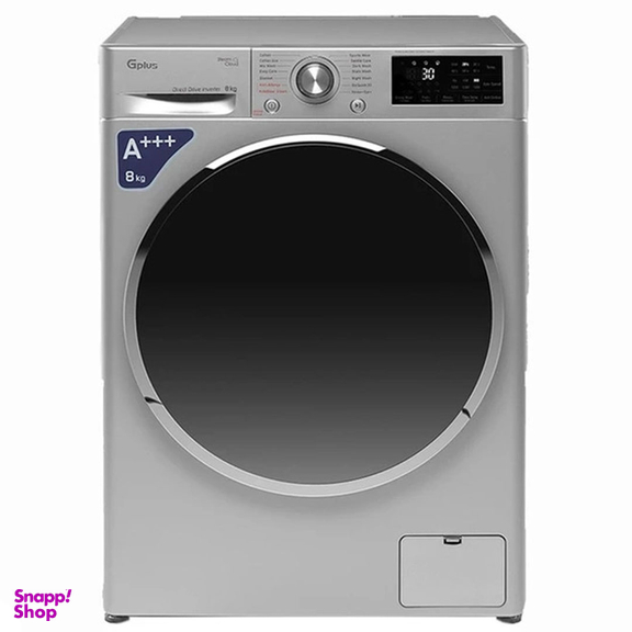 ماشین لباسشویی اتوماتیک جی پلاس مدل GWM-M880S ظرفیت 8 کیلوگرم