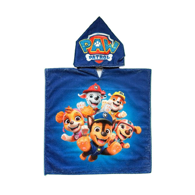 حوله پالتویی کودک مدل پانچو طرح paw patrol سایز 72×67 سانتی متر