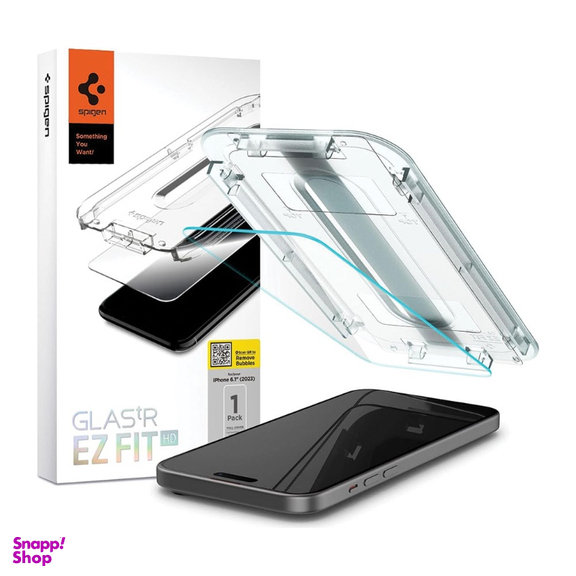 محافظ صفحه نمایش گوشی موبایل اسپیگن مدل GLAS.TR EZ Fit HD مناسب اپل iPhone 16 Pro Max