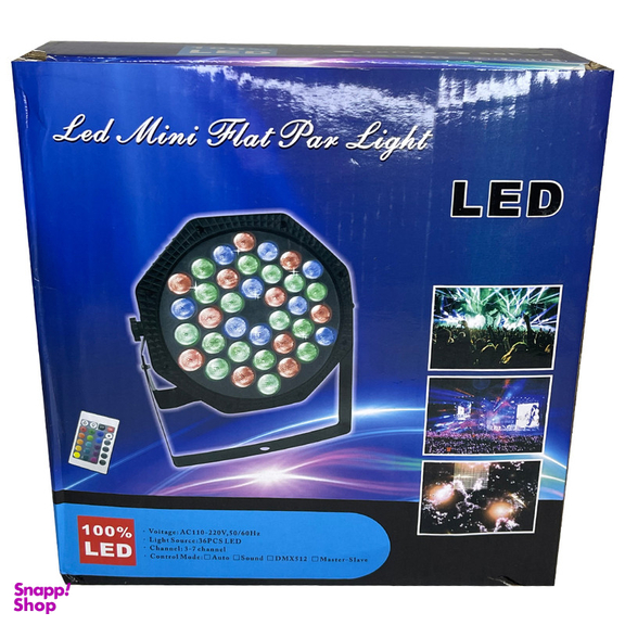 فلاشر رقص نور مدل LED MINI FLAT PAR LIGHT