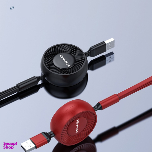 کابل دیتا USB به MicroUSB/Lightning/Type-C اوی مدل Awei CL136 طول 1 متر