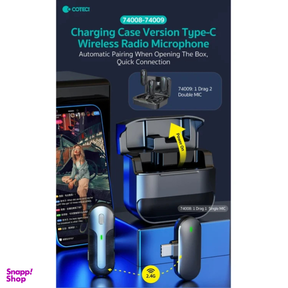 میکروفون یقه ای کوتتسی مدل 74008 Type-C