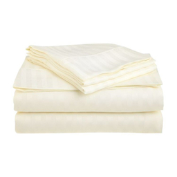 ست ملحفه و روبالشی دونفره 3 تکه مدل هتلی پارالل سایز 180×200 سانتی متر