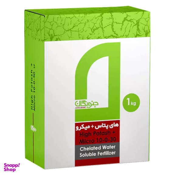 کود جنوبگان مدل های پتاس+میکرو 30-0-10 وزن 1 کیلوگرم