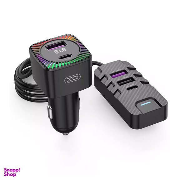 شارژر فندکی و گیرنده بلوتوثی خودرو ایکس او مدل BCC13