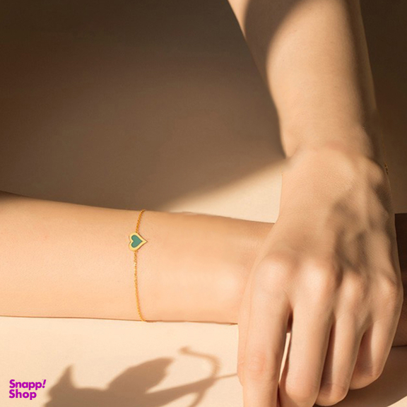 دستبند طلا 18 عیار زنانه کاپانی مدل KB007