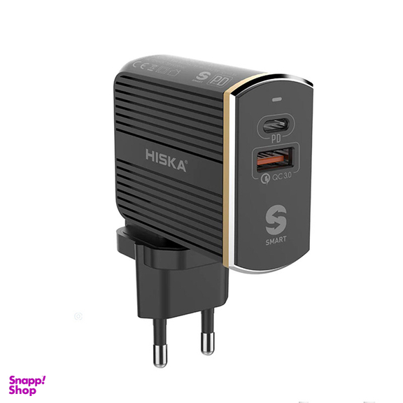 شارژر دیواری هیسکا مدل H-114PD به همراه کابل تبدیل USB-C