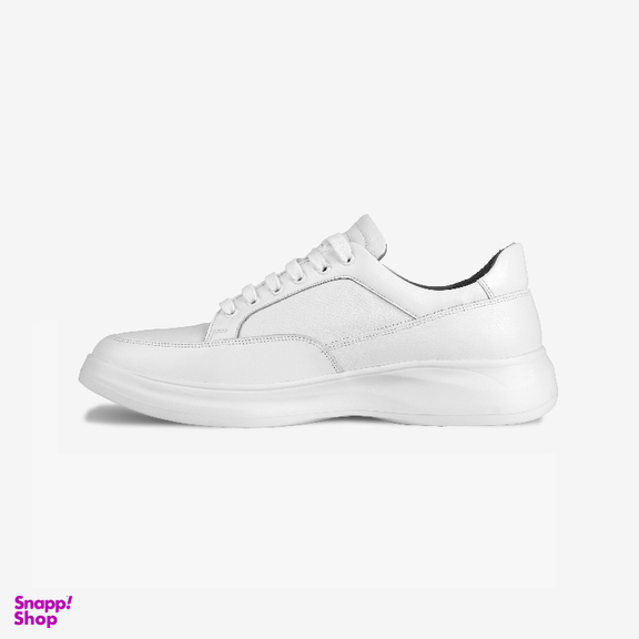 کفش اسنیکر چرم طبیعی مردانه مونو کد J5530-095 رنگ سفید