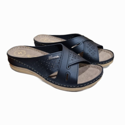 صندل زنانه مدل کمند کد OP رنگ مشکی