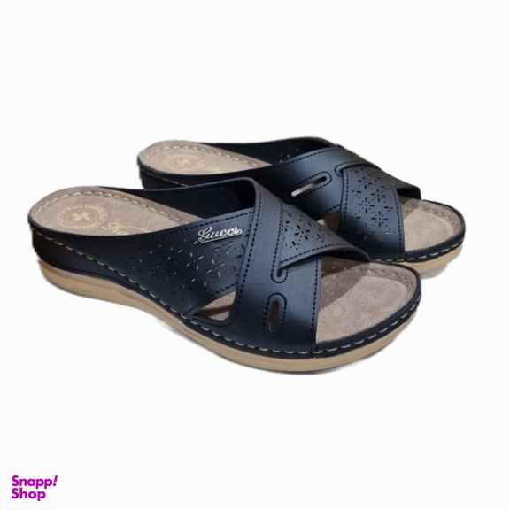 صندل زنانه مدل کمند کد OP رنگ مشکی