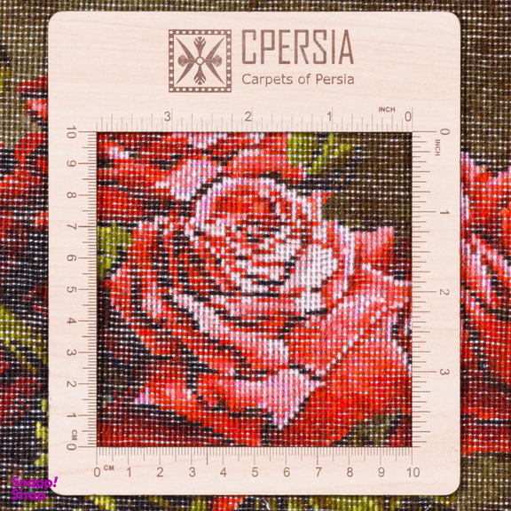 تابلو فرش دستباف سی پرشیا مدل گل در گلدان سفالی کد 903805