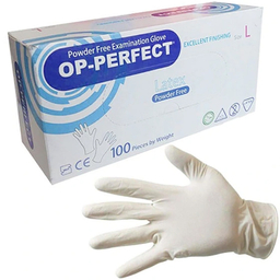 دستکش لاتکس حریر مدل اپی پرفکت کد 01 سایز لارج ده بسته 100 عددی