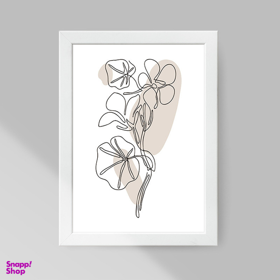 تابلو صبا طرح مدل مینیمال گل کد 2740w