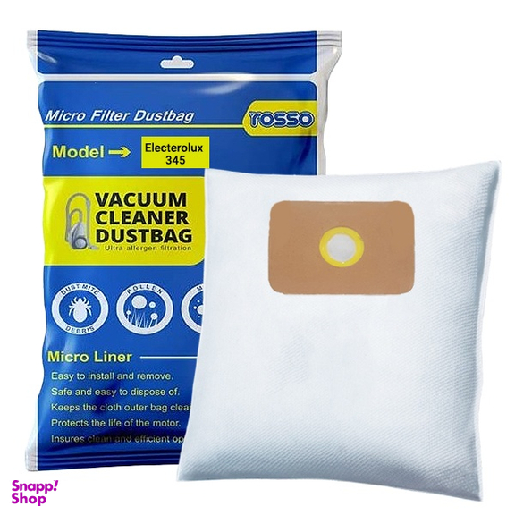 کیسه جاروبرقی روسو مدل پاکت میکرو نایلونی الکترولوکس کد 345 بسته 4 عددی