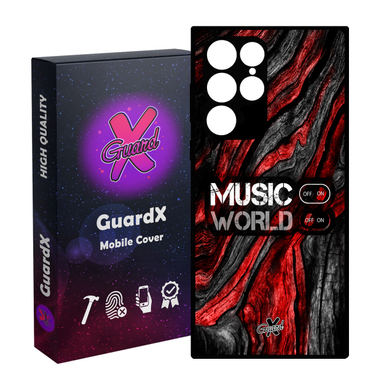 کاور موبایل گارد ایکس طرح Music مدل Glass10160 مناسب سامسونگ Galaxy S22 Ultra