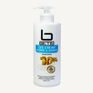 ژل کرم آبرسان پمپی بتیس فارما مدل 10% حجم 400 میلی لیتر
