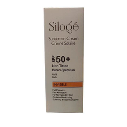 کرم ضد آفتاب سیلوژه مدل +SPF50 مناسب پوست نرمال تا خشک بی رنگ حجم 50 میلی‌ لیتر