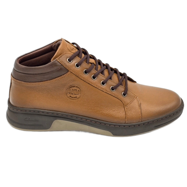 کفش راحتی مردانه شمس کد 4677 رنگ قهوه‌ای