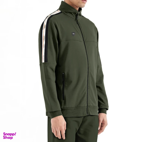 سویشرت ورزشی مردانه مدل GD-17189169 رنگ سبز تیره
