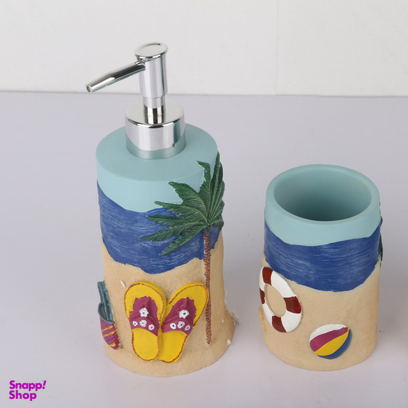 ست سرویس بهداشتی 4 پارچه پیسو مدل Beach